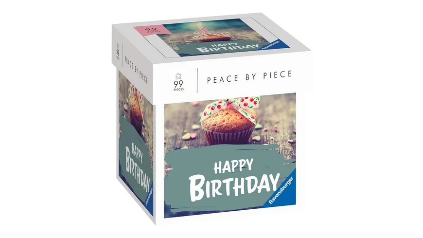 Ravensburger Puzzle - Happy Birthday - Peace by Piece 99 Teile