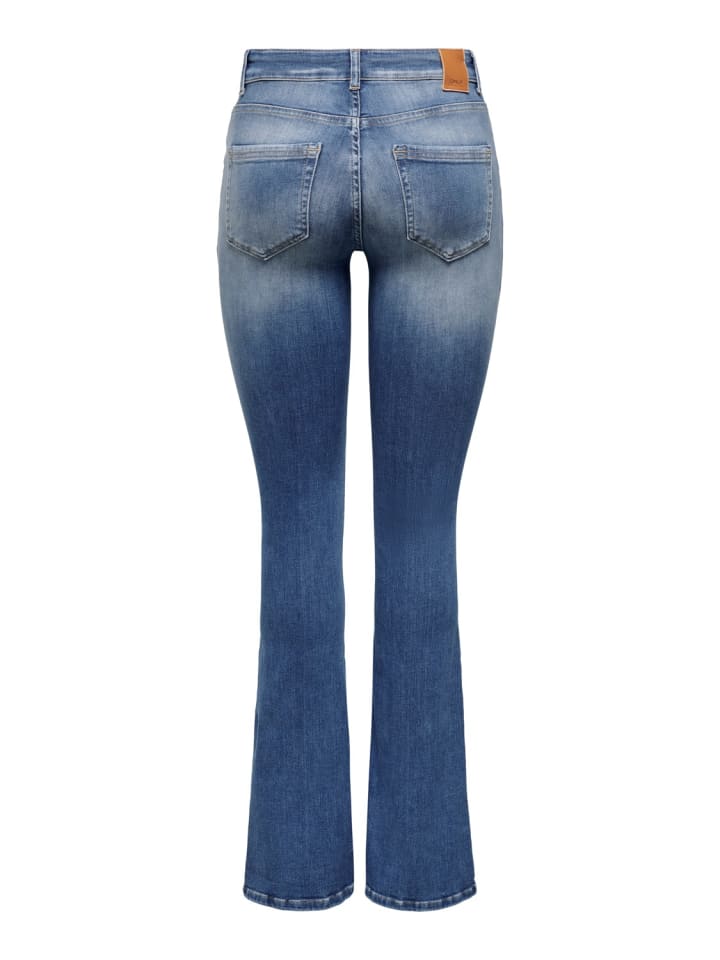 ONLY Jeans ONLBLUSH MID FLARED REA1319 flared in Blau günstig kaufen