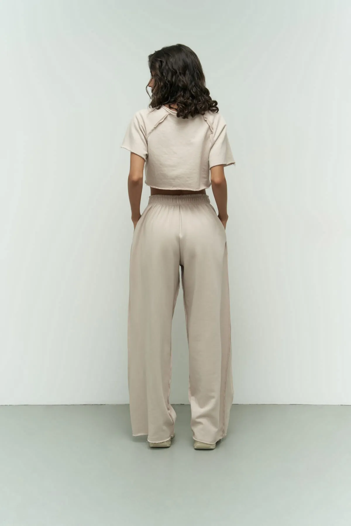 MAİ COLLECTİON  Trainingsanzug - Beige - Regular Fit