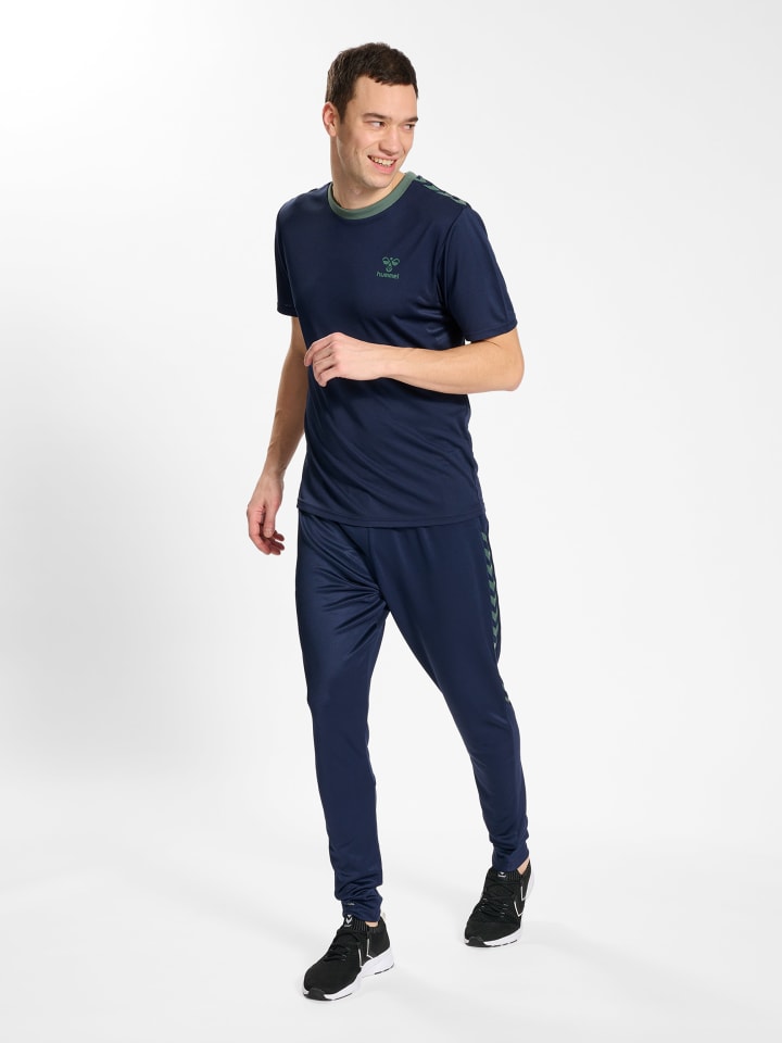Hummel Hummel T-Shirt Hmlstaltic Multisport Herren in MARINE/DUCK GREEN günstig kaufen S