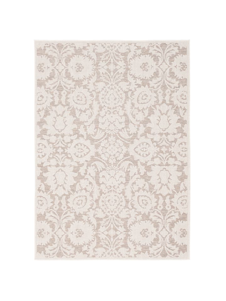 Pergamon In & Outdoor Teppich Flachgewebe Ottawa Barock in Beige günstig kaufen