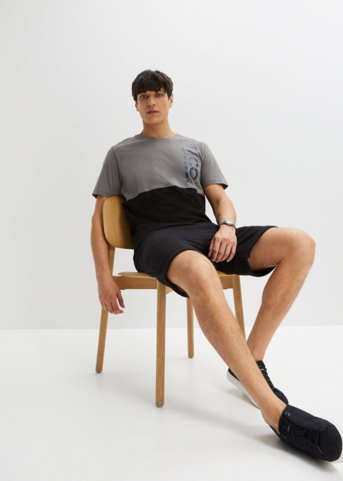 Sweat-Long-Shorts mit reyceltem Polyester