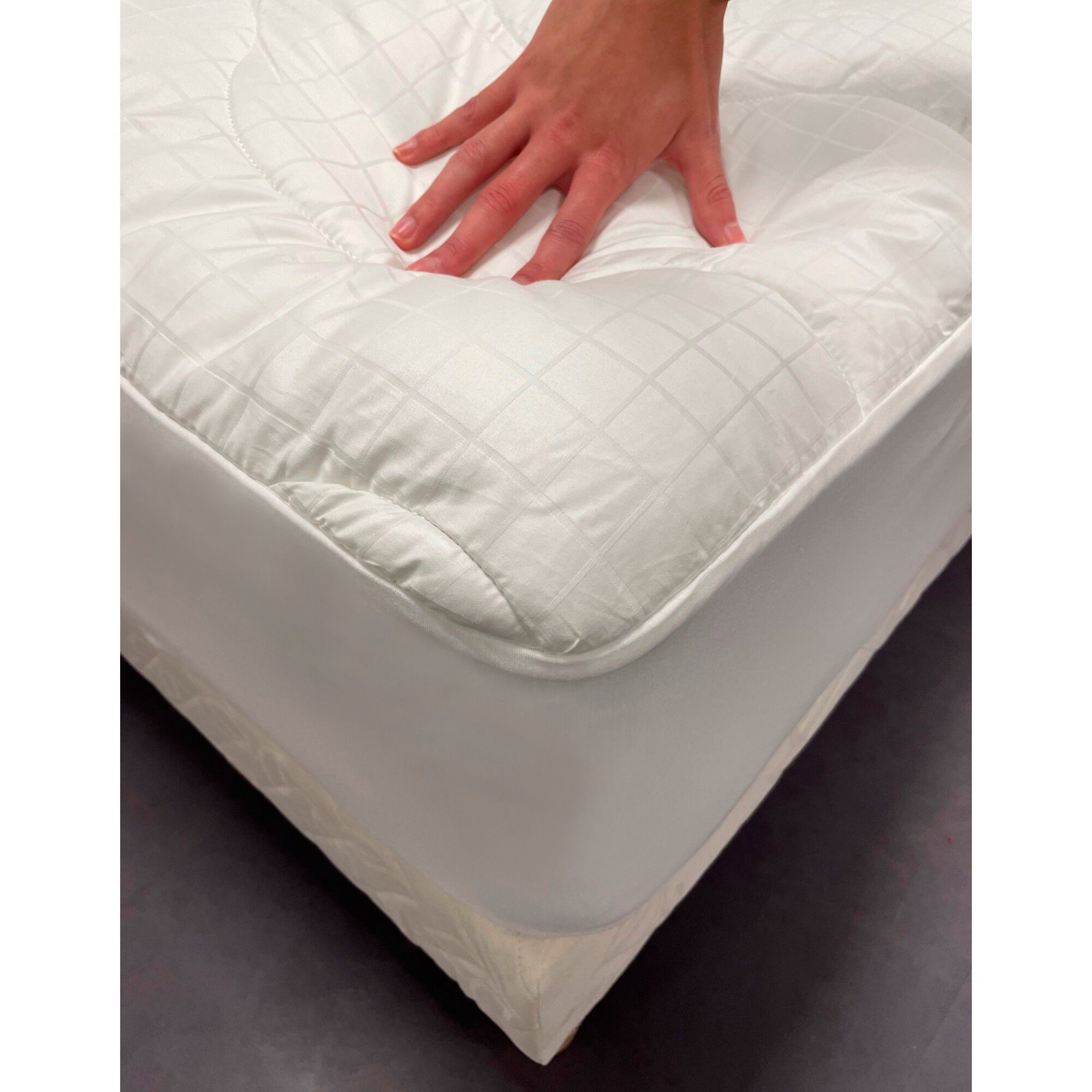 Surmatelas Luxe Royal enveloppe satin de coton