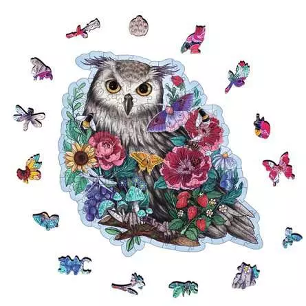Puzzle 150 Teile - Geheimnisvolle Eule