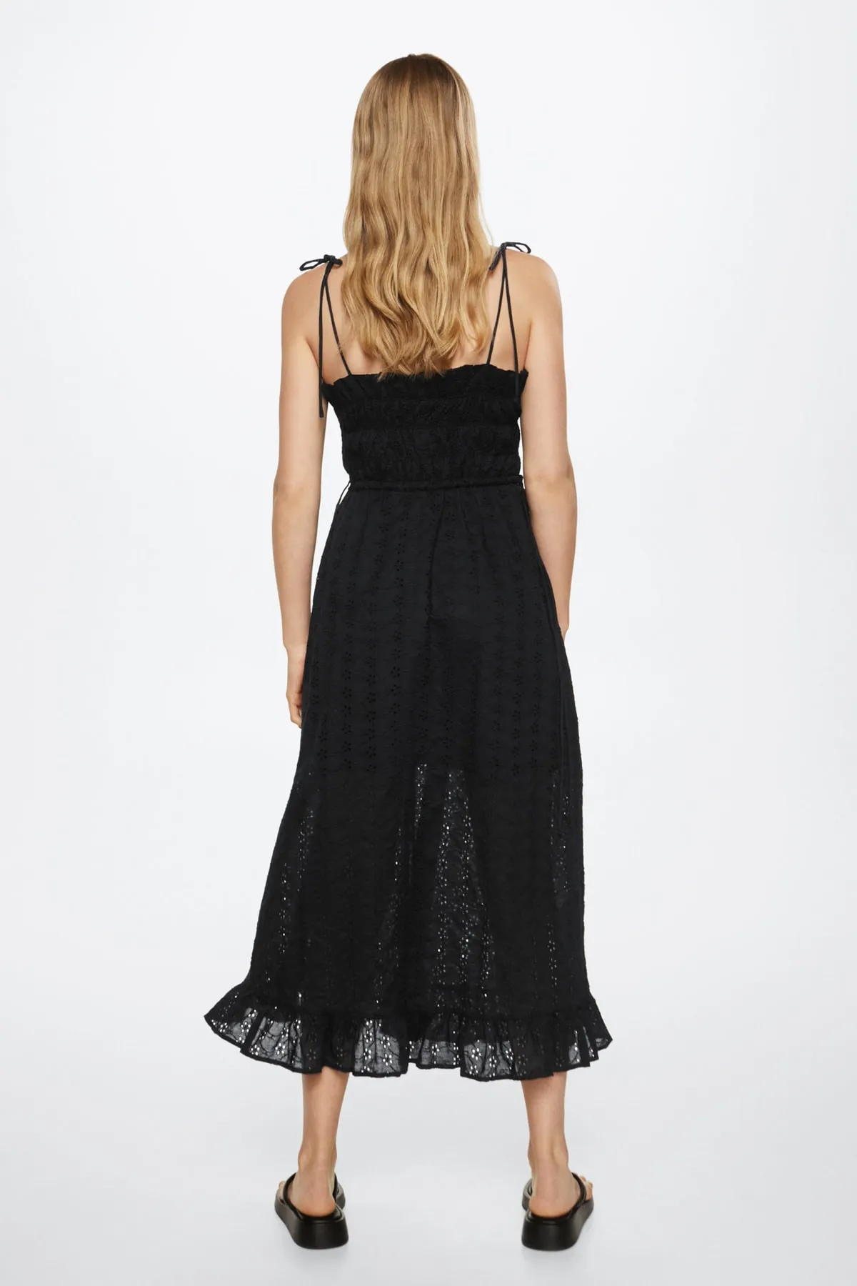 MANGO  Schwarzes Damenkleid 37000463