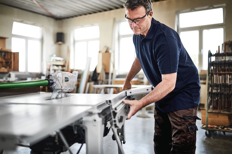 Festool 578108 TKS 80 EBS ST 840-Set stolová okružná píla 254 mm s ochranou SawStop