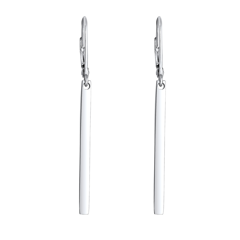 Elli Elli Boucles d'Oreilles Femmes Pendentif Géo Classique Tendance Blogueur en Argen Boucles d'oreilles