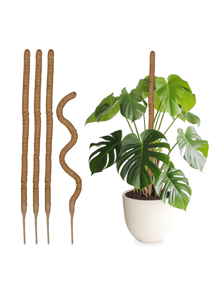 relaxdays 5x Kokosstäbe in Natur - 90 cm günstig kaufen onesize