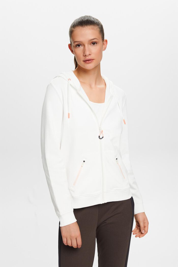 Cardigan mit Kapuze und Reißverschluss