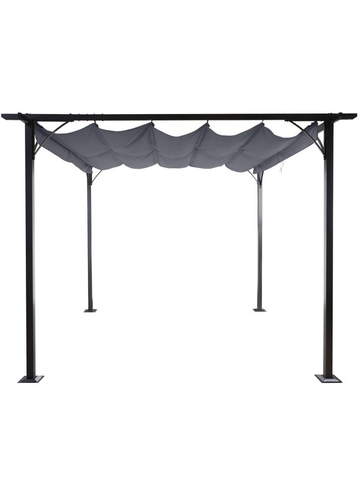 MCW Pergola C42 mit Schiebedach, 3,5x3,5m grau günstig kaufen onesize