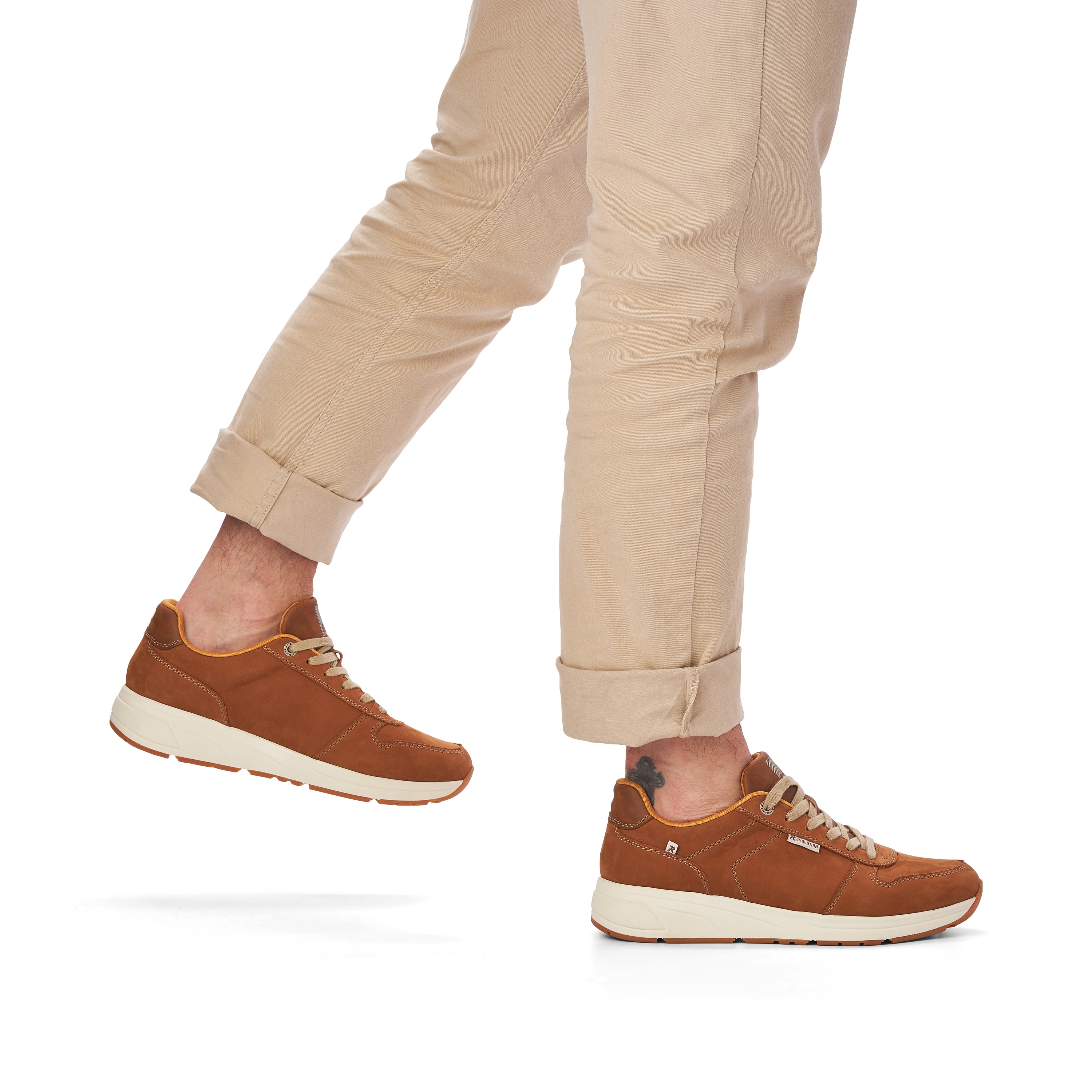 Rieker Herren Sneaker Low caramel brown