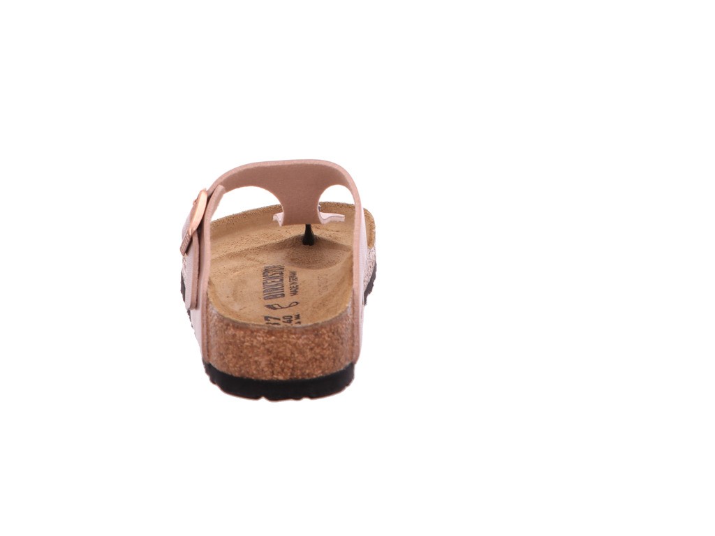 BIRKENSTOCK Klassische Sandalen silber Gizeh BF Copper