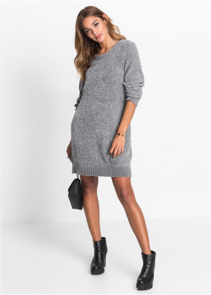 Oversize-Kleid in Strick