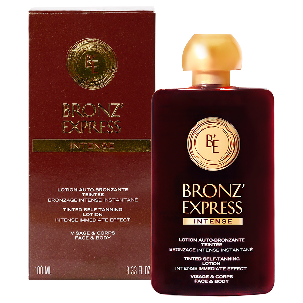 Bronz'express Lotion Auto-Bronzante Teintée Intense Auto-bronzant teinté corps et visage