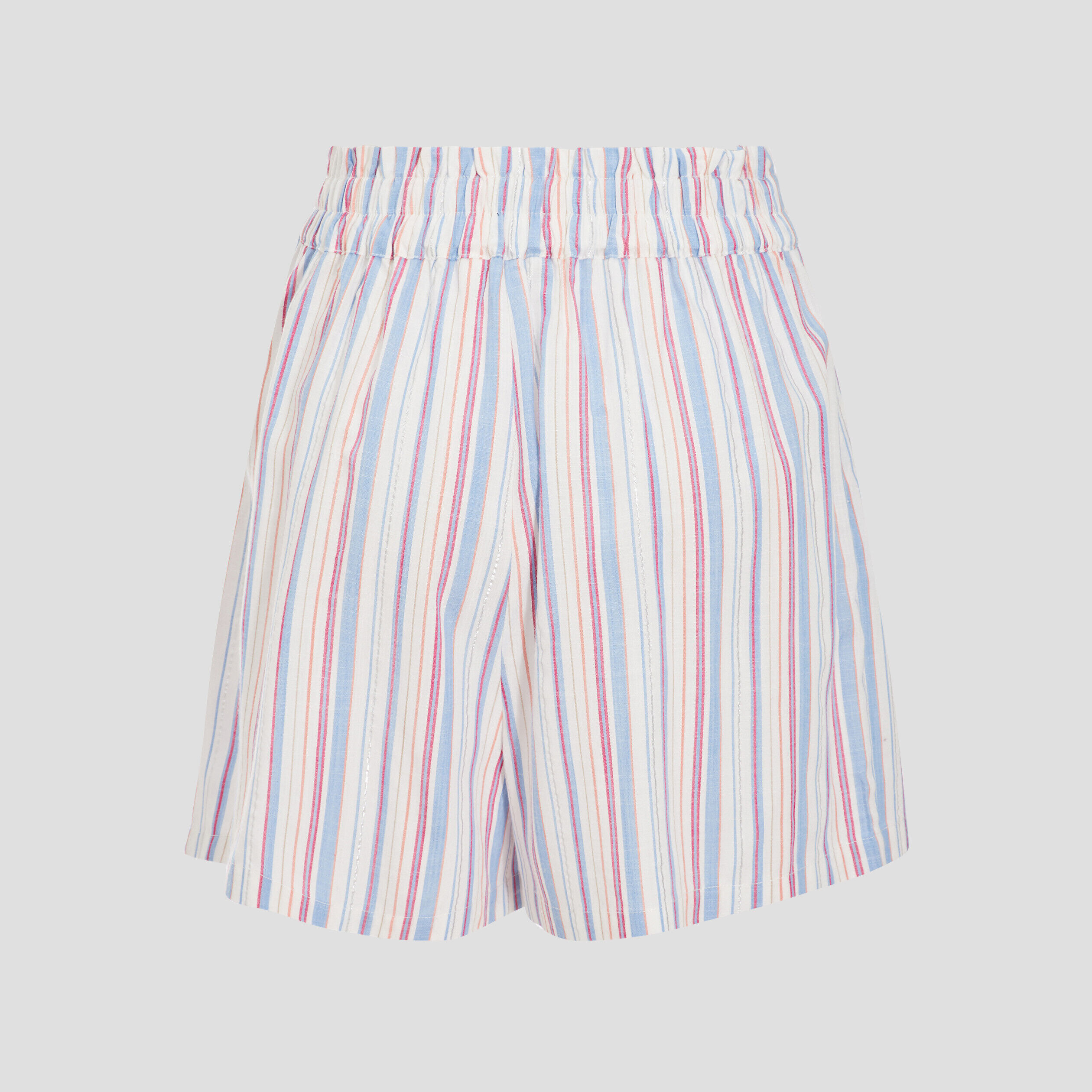 Short avec ceinture à nouer blanc femme | Cache Cache