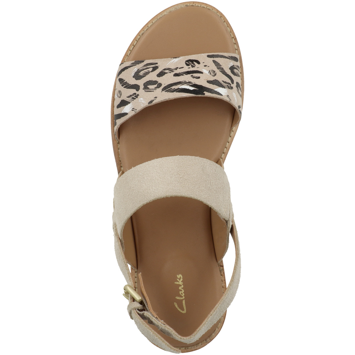 Clarks Karsea Strap Sandale hellbraun