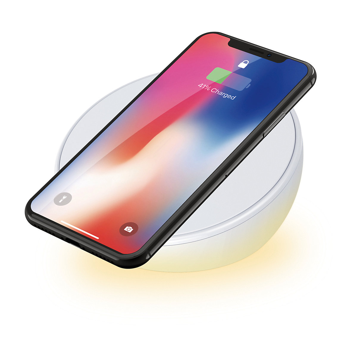 Xlayer Wireless Charging Alarm Clock Light 10W Anthracite