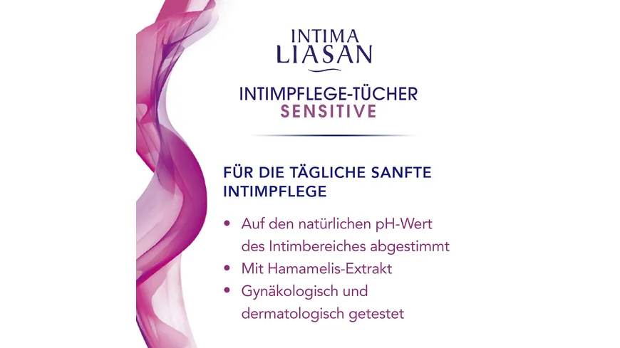 Intima Liasan - Intimpflege-Tücher sensitive