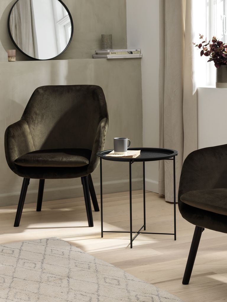 RANDERUP Table d'angle RANDERUP Ø47 noir