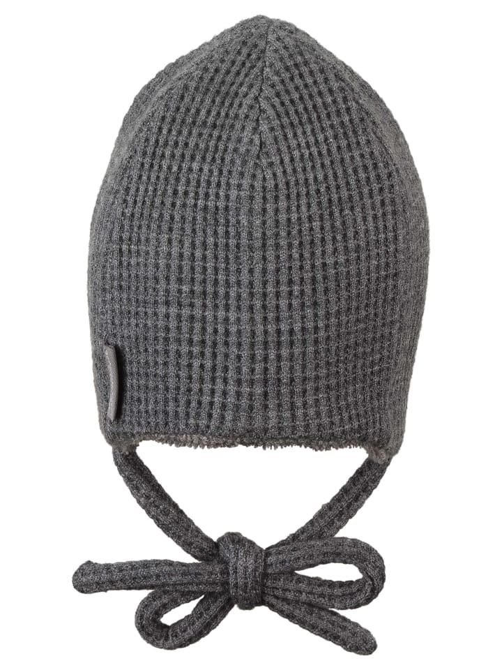 Sterntaler Beanie Waffeloptik in rauchgrau günstig kaufen