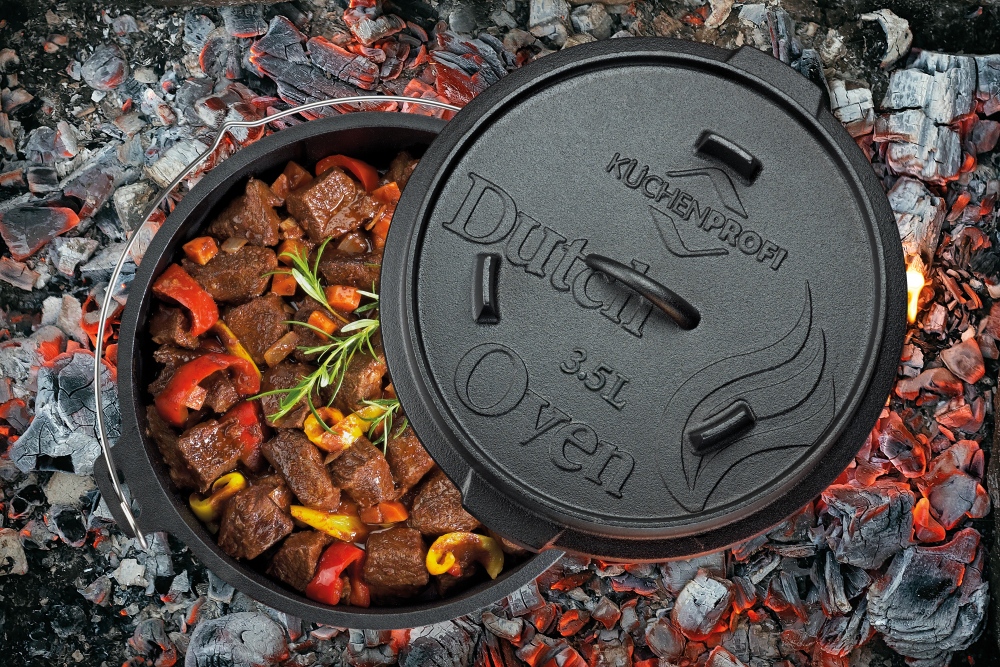 Dutch Oven 3,5l Bbq schwarz