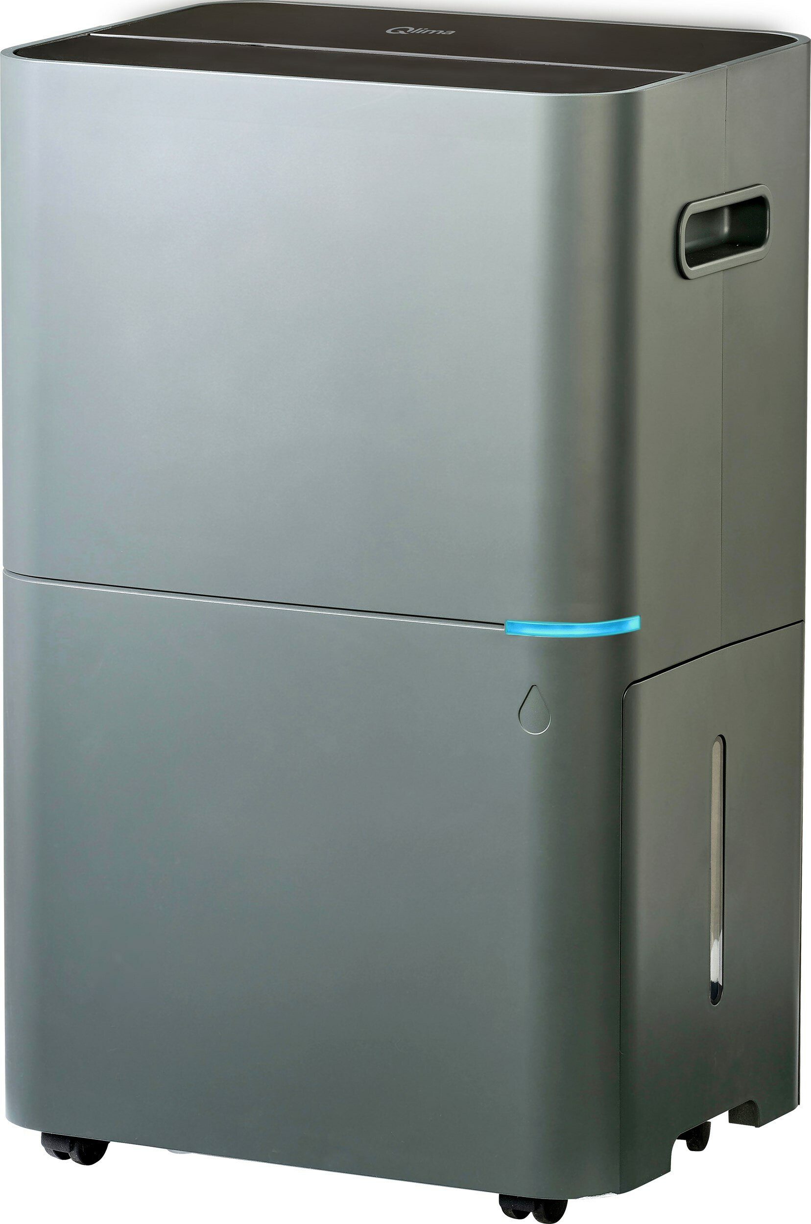 Qlima Luftentfeuchter Qlima – Luftentfeuchter D812 Smart – Entfeuchtet 12L pro Tag – Grau