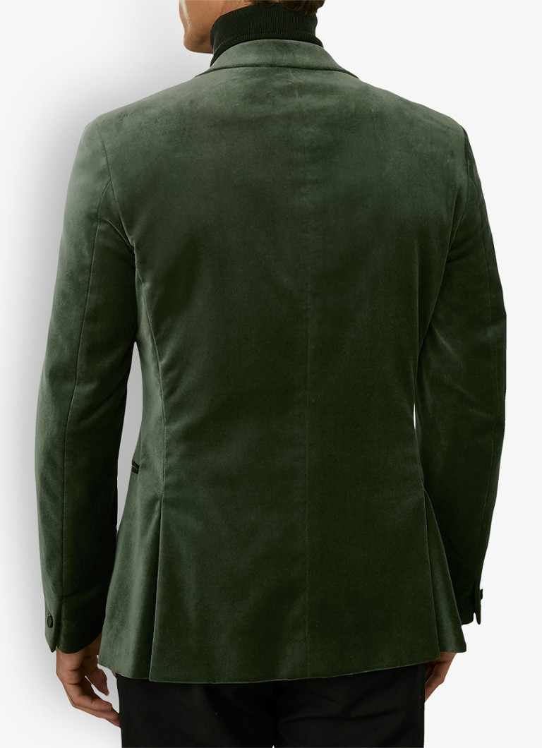 Sametové sako Reiss Apsara slim fit