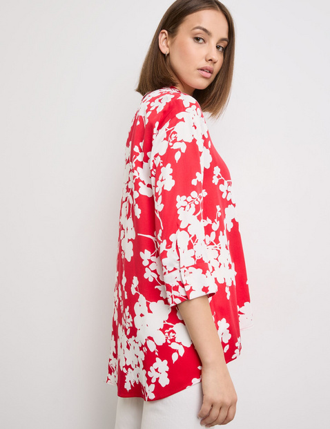 3/4 Arm Bluse mit Floralprint