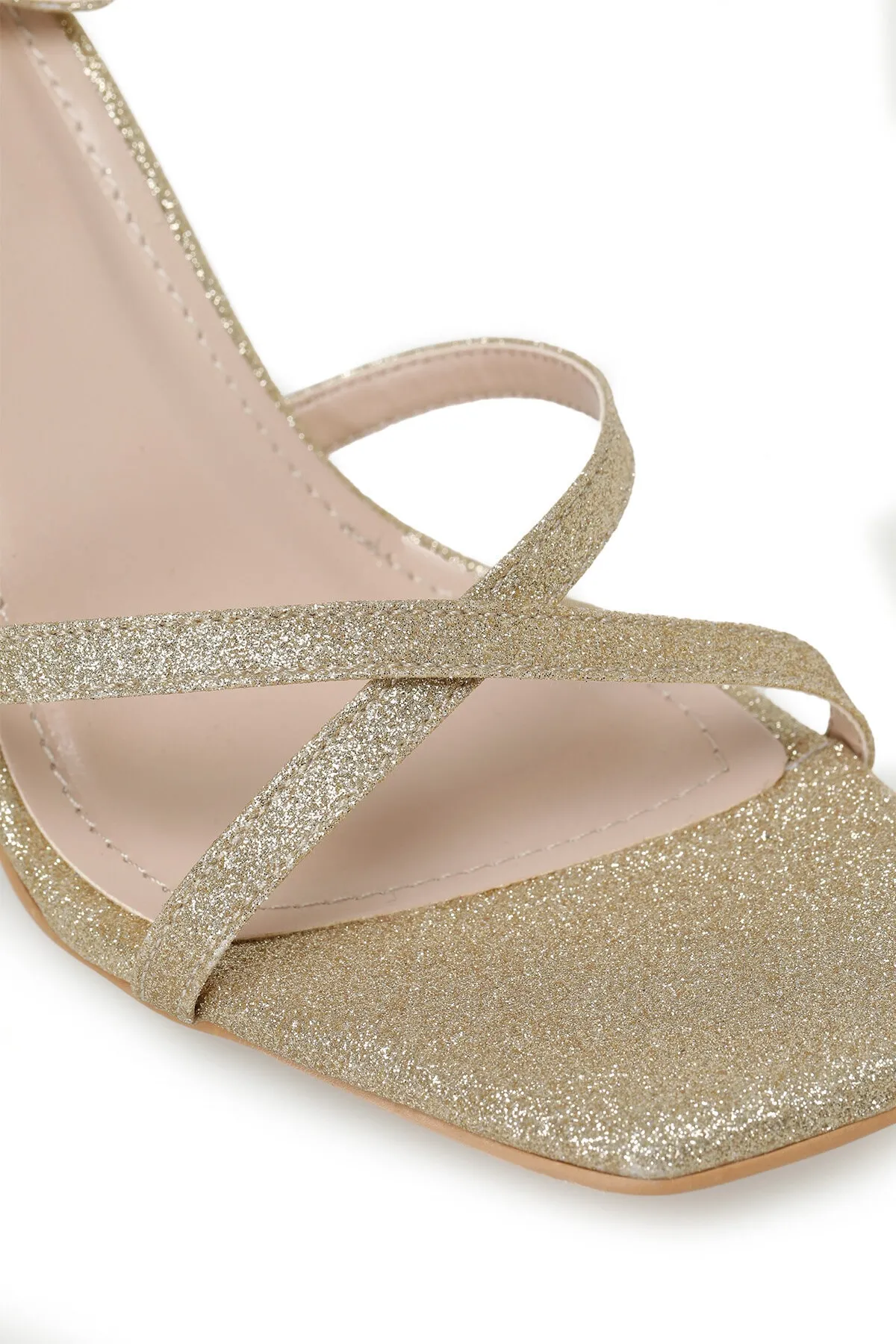 Nine West  Neyyas 3fx Gold Damen-Sandalen mit Absatz