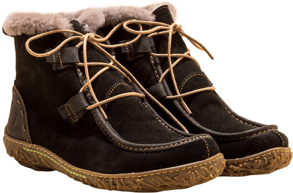 EL NATURALISTA Schnür-Stiefeletten schwarz