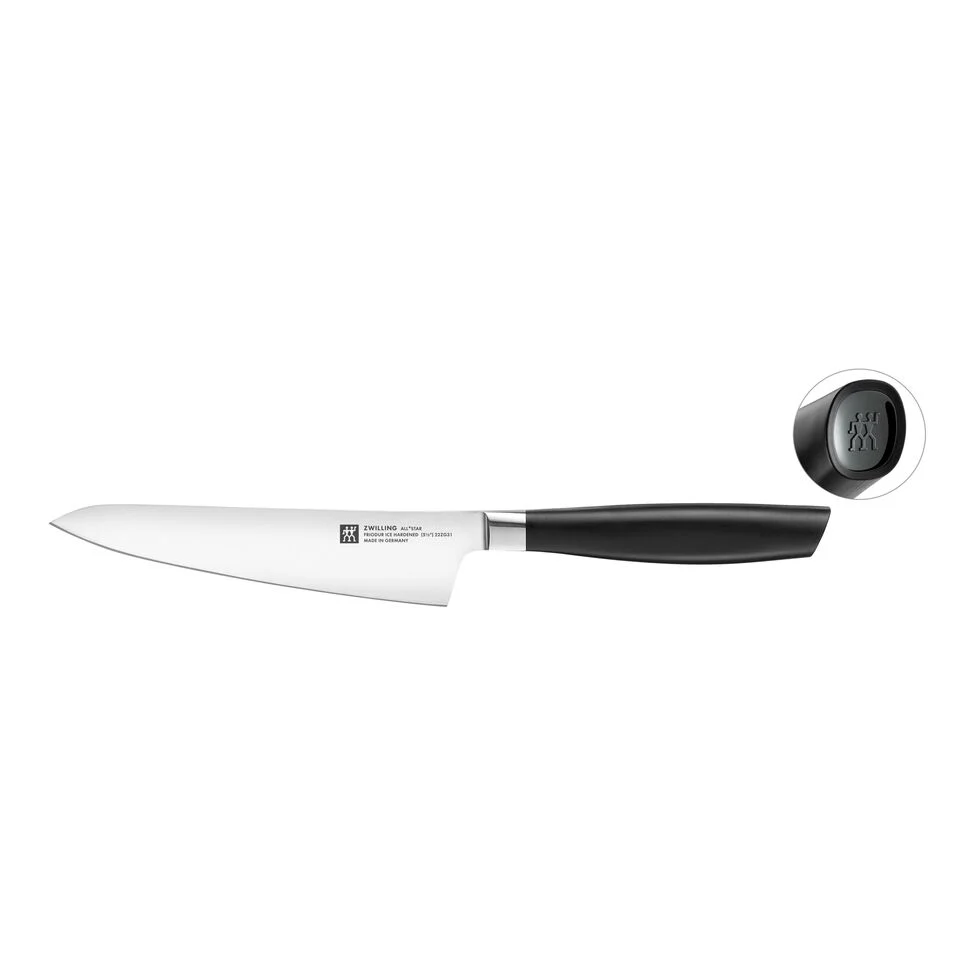 Kochmesser compact 14 cm, Schwarz