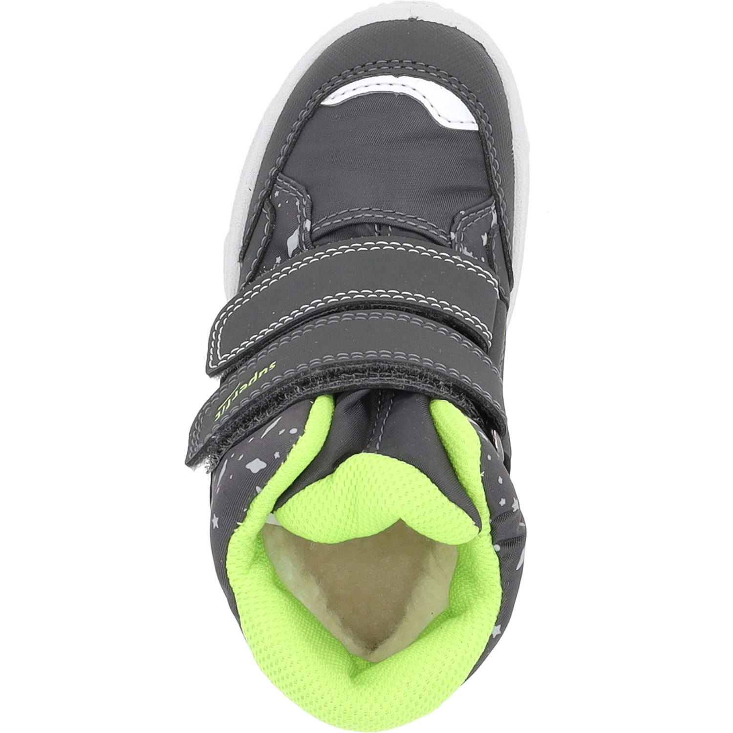 Superfit GLACIER 09236, Lauflernschuhe, Kinder, Grau/Helgrün