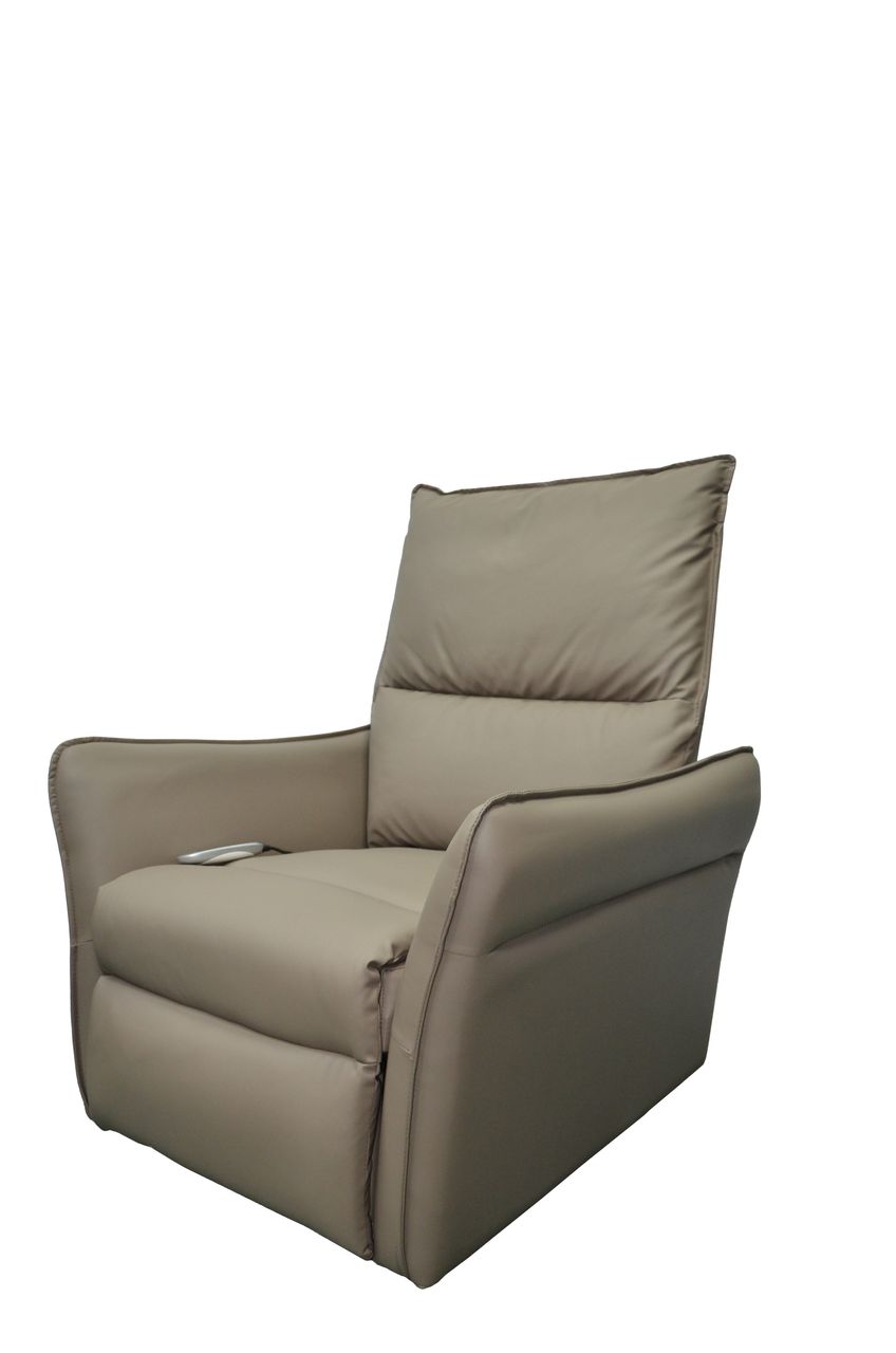 Happy Home Elektrischer Schaukel- und Massagesessel mit Heizfunktion, Beinanhebung & Airbag HWP74-BRN braun