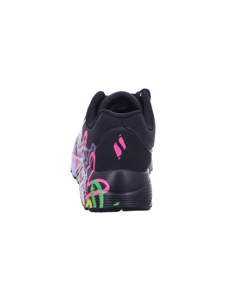 Skechers Mädchen Halbschuhe UNO LITE - SPREAD THE LOVE in Schwarz günstig kaufen