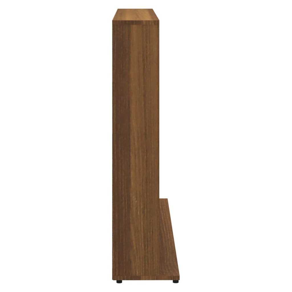 vidaXL CD-Regal CD-Regal Braun Eichen-Optik 102x23x89,5 cm Holzwerkstoff, 1-tlg.