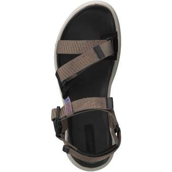 Ecco Exowrap W 3S Tex Sandale in beige