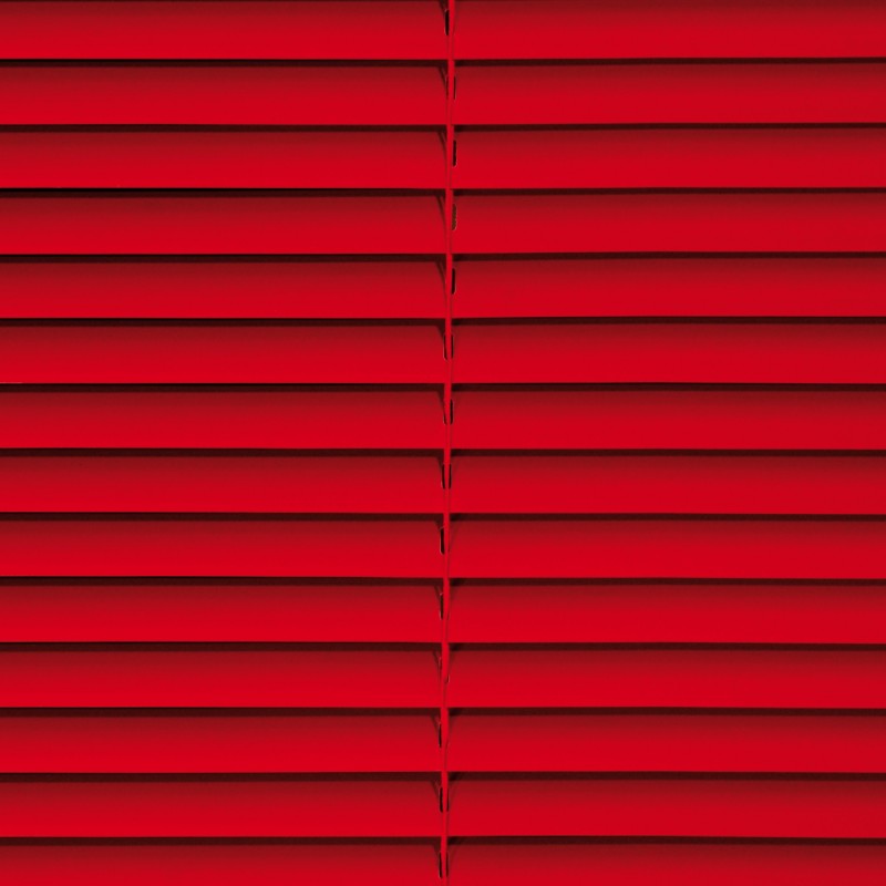 Bella Casa Kunststoff-Jalousie, rot, 220 x 80 cm