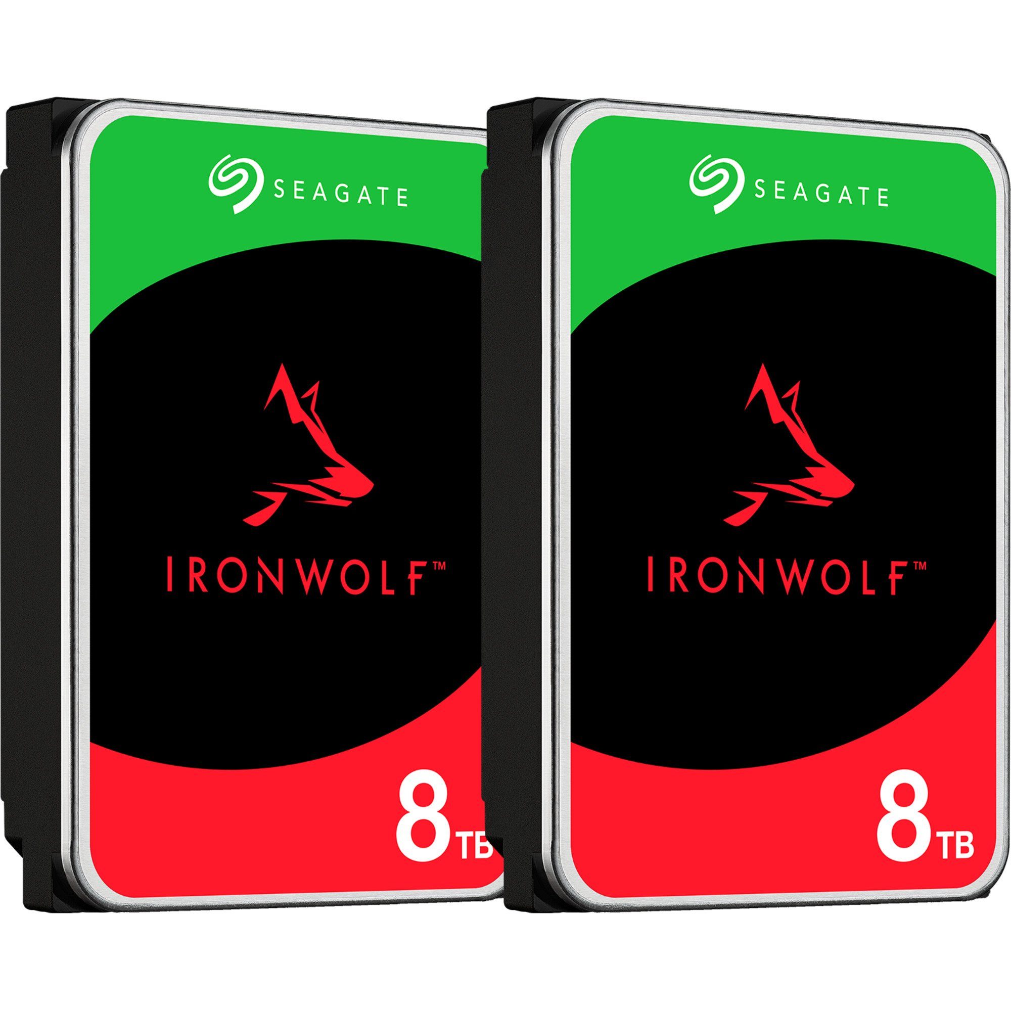 Seagate Seagate IronWolf NAS 2 x 8 TB Bundle, Festplatte, HDD-Festplatte (8.000 GB) 3,5
