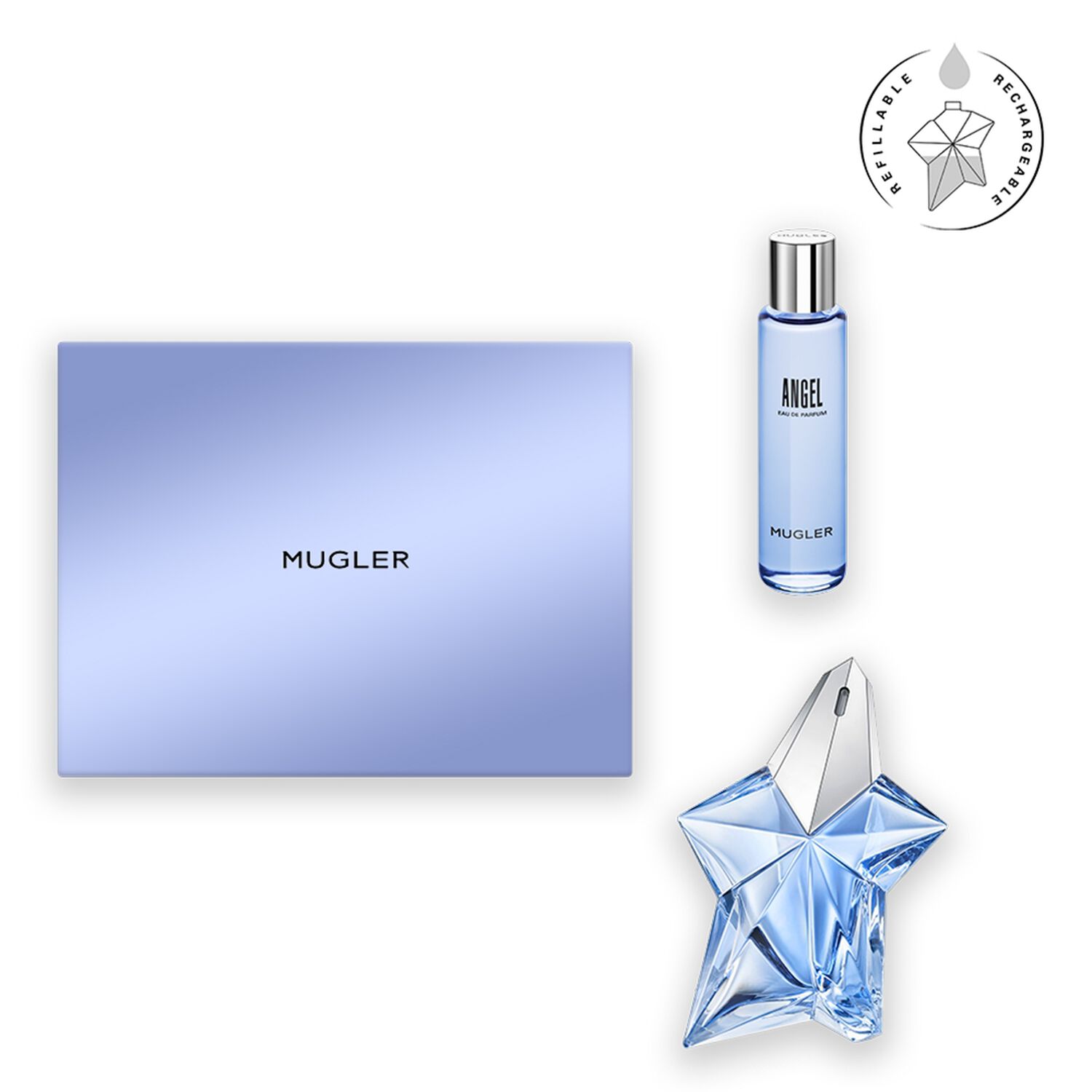 Mugler Angel Coffret Eau de Parfum Rechargeable 100 ml + Recharge 100 ml