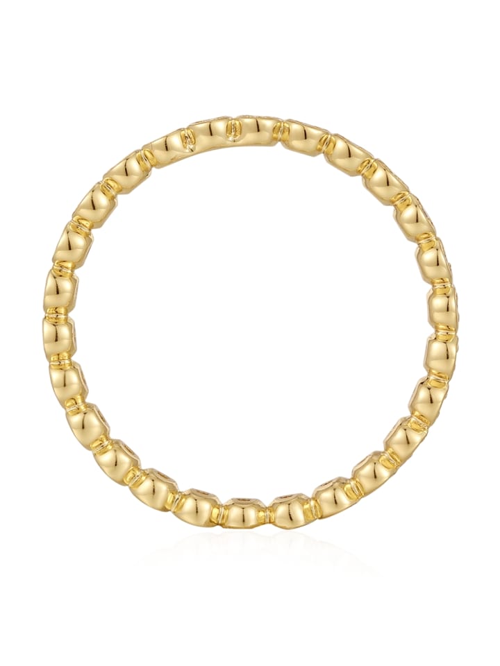 Trilani Ring Sterling Silber gelbgold Zirkonia weiß in gelbgold günstig kaufen