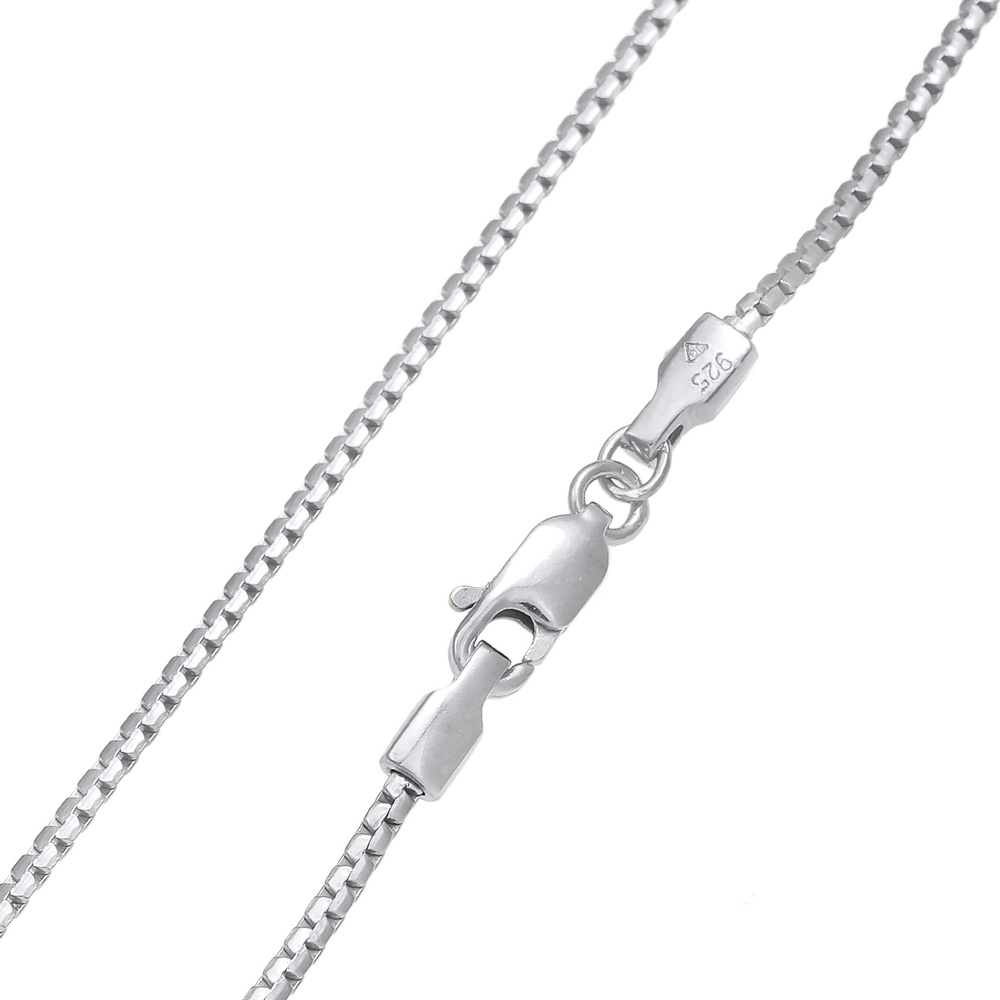 Elli Elli Collier Collier vénitien pour femmes Basic Minimal arrondi en argent 925 Ste Bijoux