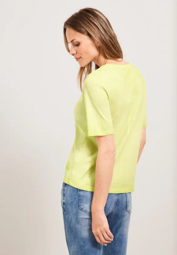 CECIL T-Shirt in Washed Optik