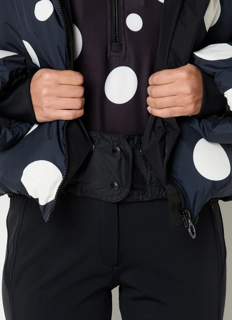 Chaqueta de esquí con capucha Goldbergh Grand Polka Dot