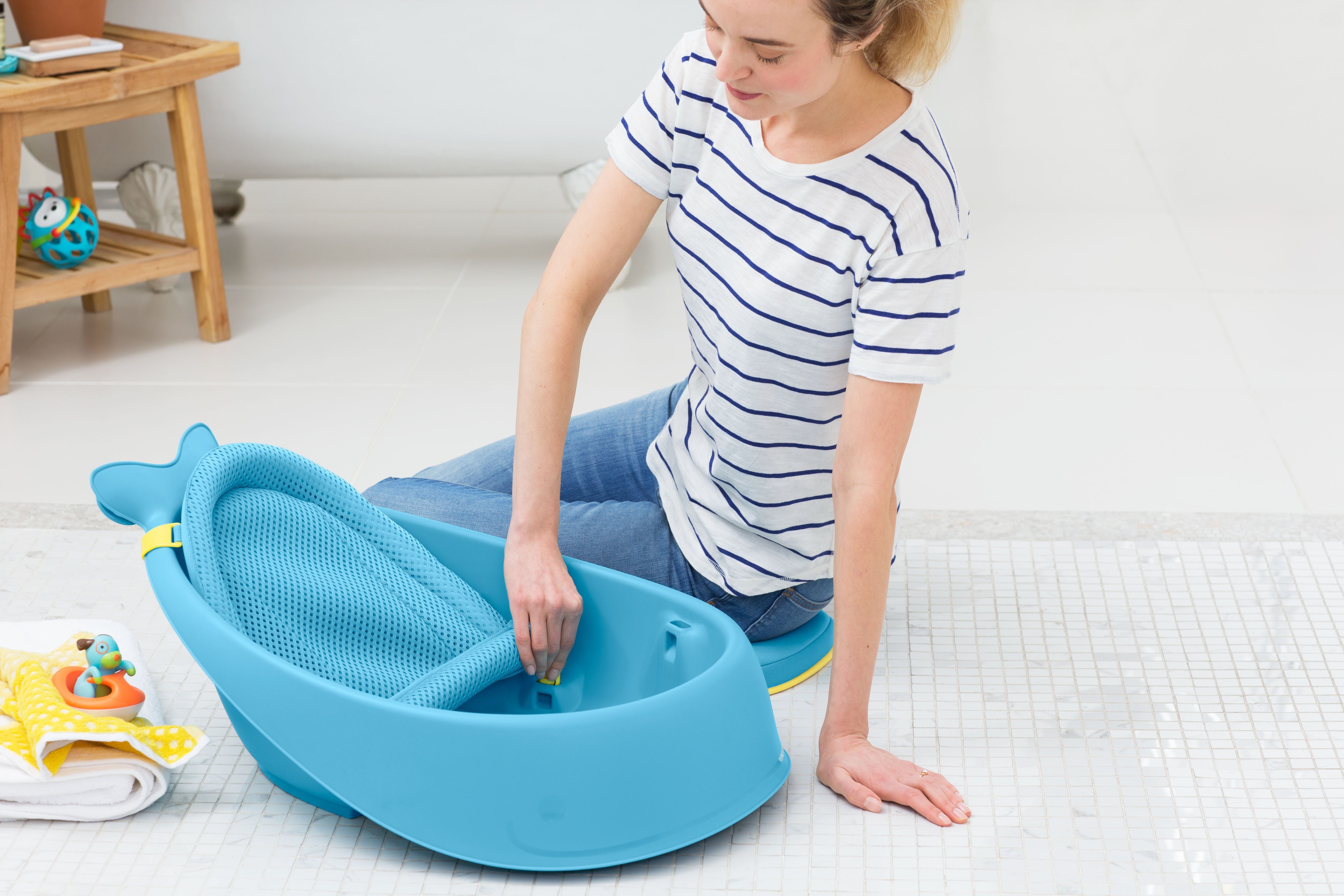 Skip Hop Babybadewanne Moby, blau