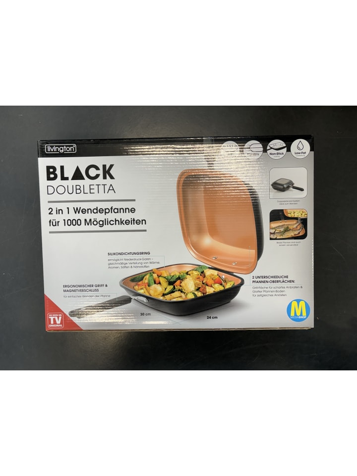 Livington Pfanne Black Doubletta in Schwarz günstig kaufen onesize