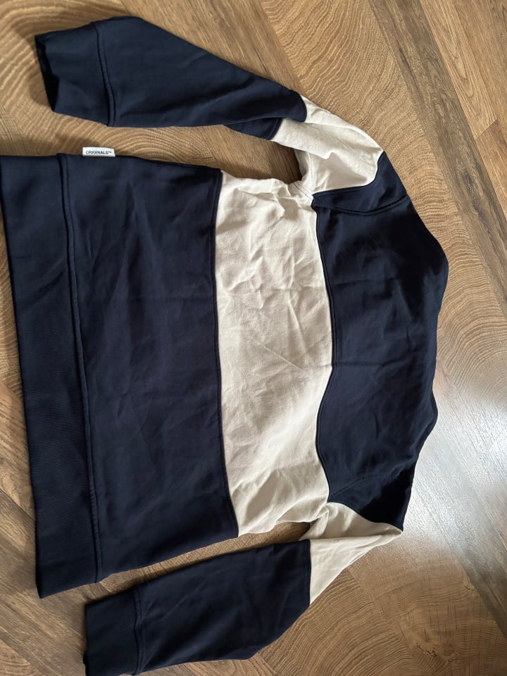 Jack & Jones Hoodie in Dunkelblau/ Weiß günstig kaufen L