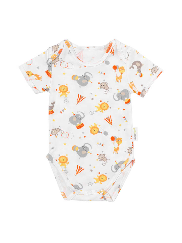 SlumberOrganix Bio Baby-Body kurzarm in Orange günstig kaufen 74