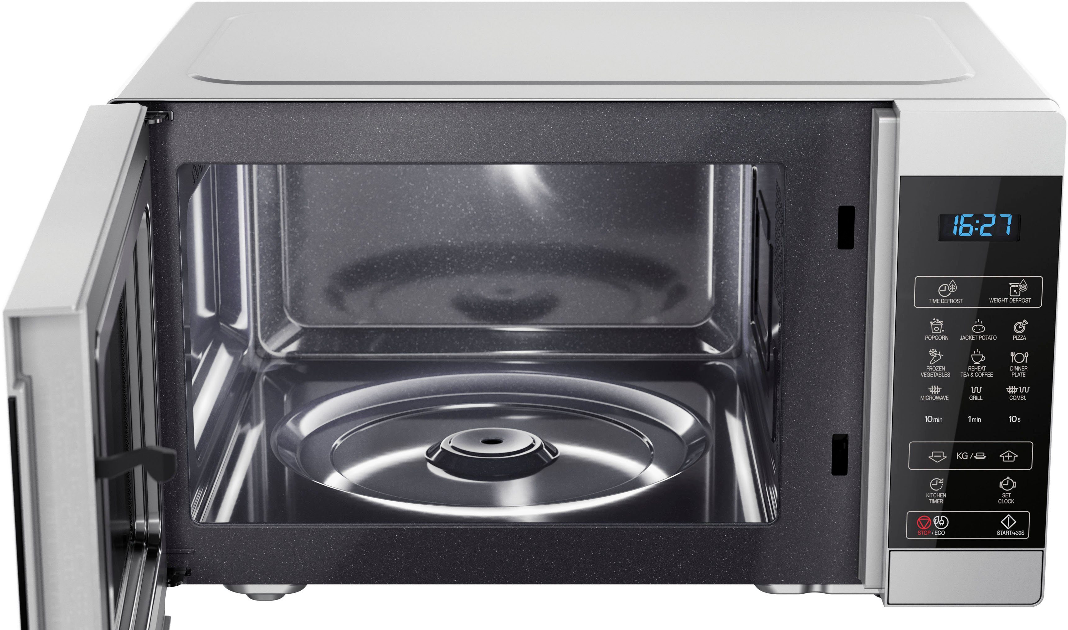 Sharp Mikrowelle YC-MG81E-S, Grill, Mikrowelle, 28 l