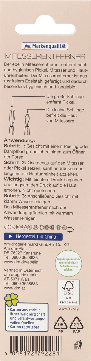 Mitesserentferner, 1 St