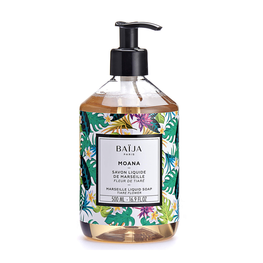 baïja Savon Liquide Marseille corps et mains Moana Savon liquide corps